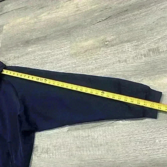 Footjoy Dryjoys FJ Mens Navy Blue Full Zip Performance Golf Jacket Sz XL Active - Picture 10 of 12